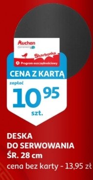 Deska do serwowania okrągła 28 cm promocja