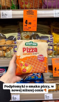 Podpłomyki Pizza o smaku pizzy Kupiec promocja w Intermarche