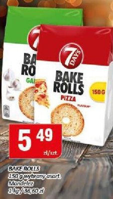 Pizza BAKE ROLLS 160g promocja w Chorten