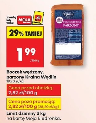 Boczek w臋dzony parzony promocja w Biedronka