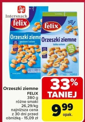 Orzeszki ziemne promocja w Carrefour