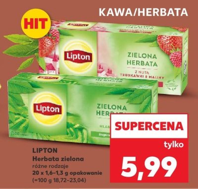 Herbata zielona promocja w Kaufland