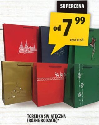 Torebka świąteczna (różne rodzaje) promocja w Arhelan