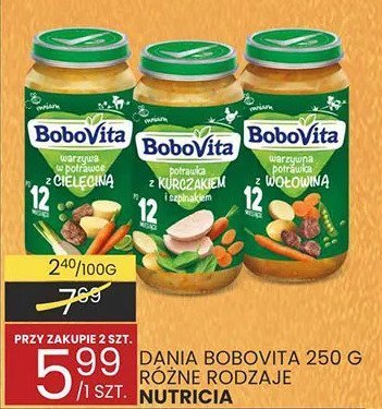 Dania BoboVita 250g różne rodzaje Nutricia promocja w Wafelek