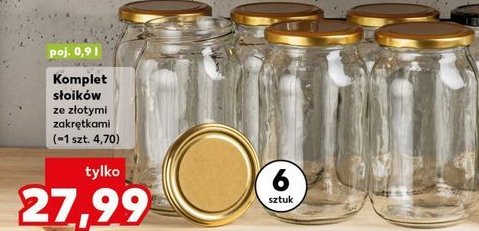 Komplet słoików 900 ml promocja