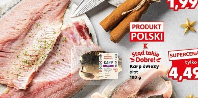 Karp świeży płat 100 g promocja w Kaufland
