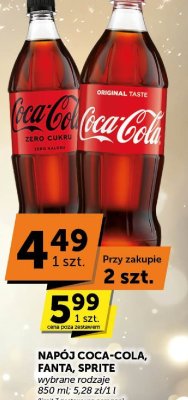 Napój Coca-Cola Zero promocja w ABC