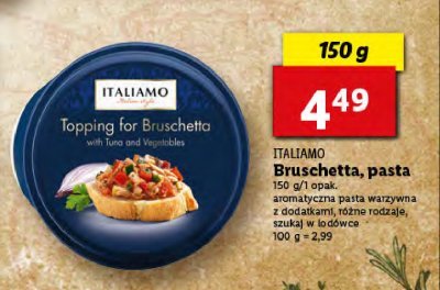 Mieszanka warzyw bruschetta Italiamo promocja