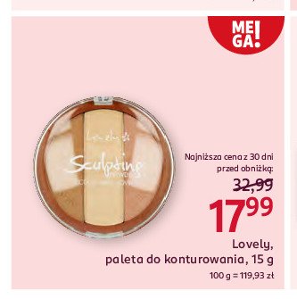 Puder do modelowania kontutru twarzy Lovely sculping promocja