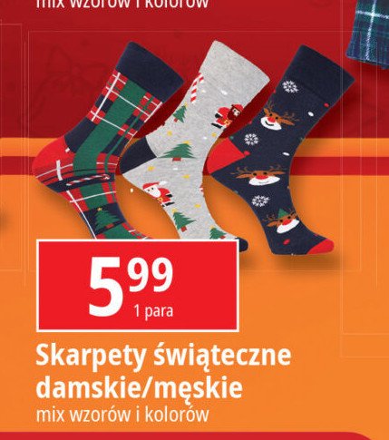 Skarpety świąteczne damskie promocja