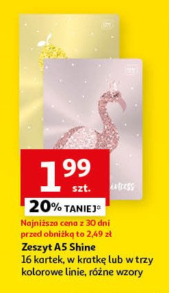 Zeszyt a5/32 k. linia shine Interdruk promocja
