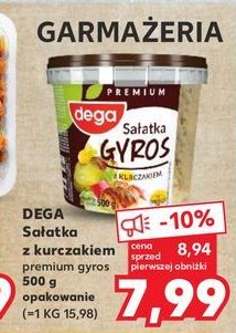 Sałatka z kurczakiem premium gyros Dega promocja