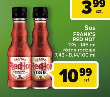 Sos oryginalny Frank's red hot promocja