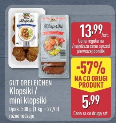 Klopski, różne rodzaje promocja w Aldi