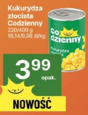 Kukurydza cukrowa Codzienny promocja w Delikatesy Centrum