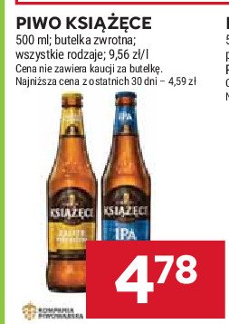 Piwo Książęce ipa promocja w Stokrotka