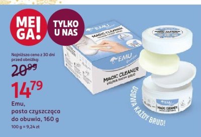 Pasta czyszcząca do obuwia Emu, 160 g promocja w Rossmann