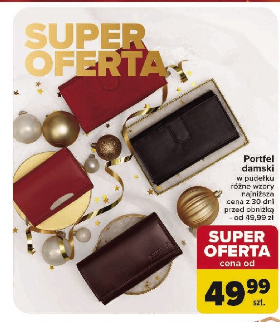 Portfel damski promocja w Carrefour