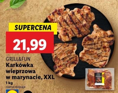 Karkówka wieprzowa w marynacie Grill and fun promocja