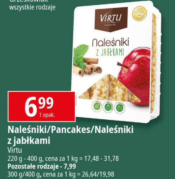 Naleśniki pancake Virtu promocja