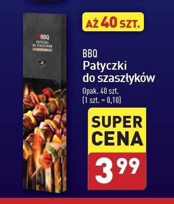 Patyczki do szaszłykow Bbq promocja w Aldi