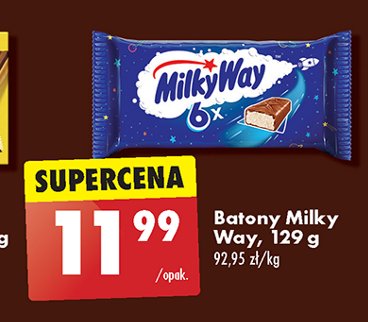 Baton mleczny Milky way promocja w Biedronka