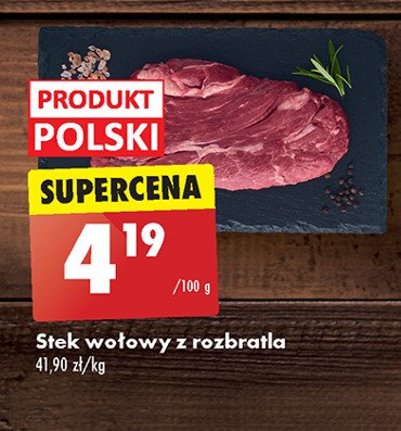 Stek wołowy z rostbefu promocja