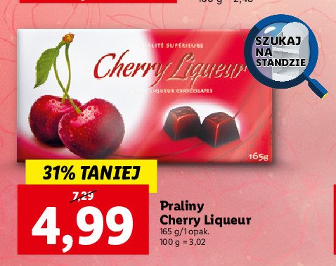 Praliny cherry liqueur promocje