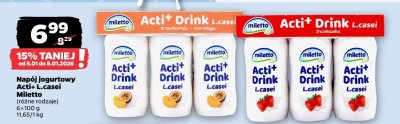 Napój jogurtowy Acti+ L.casei różne rodzaje promocja w Netto
