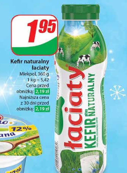 Kefir naturalny Łaciaty promocja