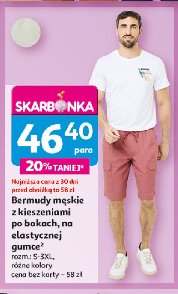 Bermudy m臋skie s-3xl promocja