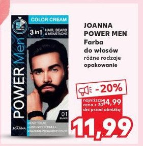 Farba do włosów 01 Joanna power men promocja