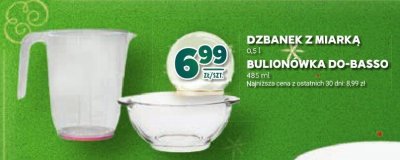 Dzbanek z miarką 0.5 l promocja w Stokrotka