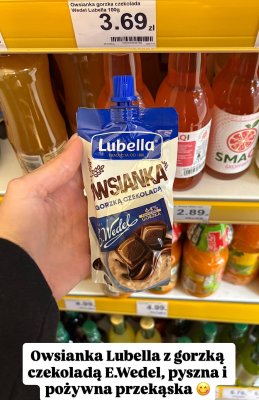 Owsianka z gorzką czekoladą Wedel 100g promocja w Dino