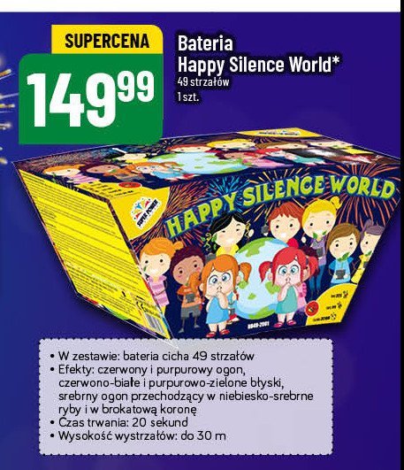 Bateria happy silence world SUPER POWER promocja