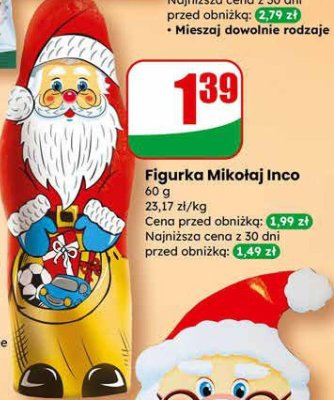 Figurka Mikołaj Inco promocja w Dino