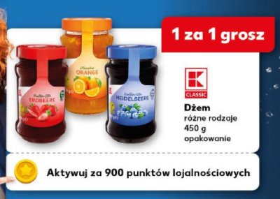 Dżem różne rodzaje promocja w Kaufland