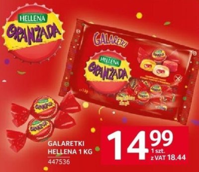 Galaretki Hellena 1 kg promocja w Selgros