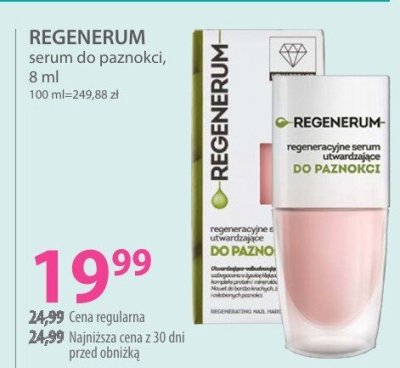 Tonik do paznokci REGENERUM promocja w Hebe