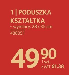 Poduszka kształtka promocja w Selgros