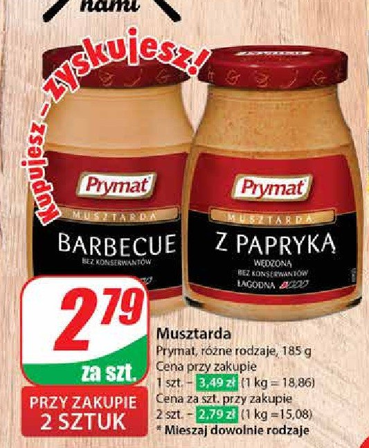 Musztarda barbecue Prymat promocja