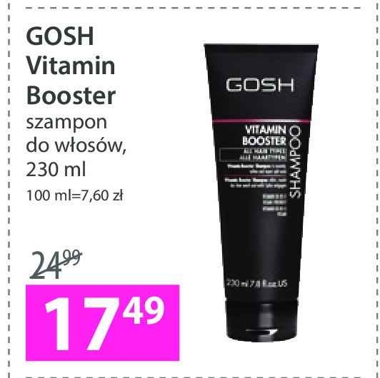 Szampon do włosów Gosh vitamin booster promocja