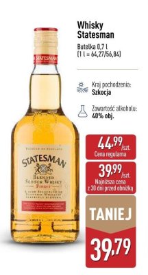Whisky promocja w Aldi