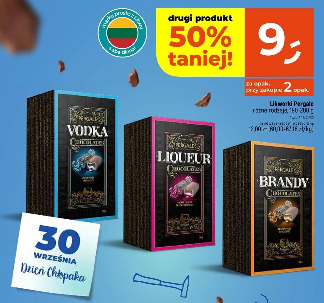 Likworki brandy Pergale promocja