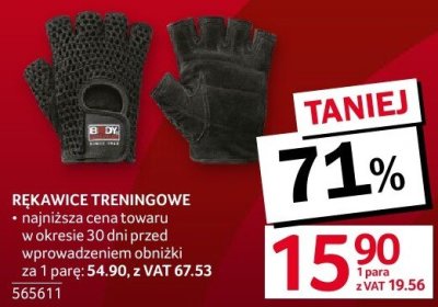 Rękawice treningowe promocja w Selgros