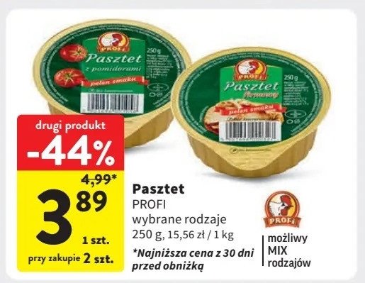 Pasztet z drobiem i pomidorami Profi wielkopolski promocja w Intermarche