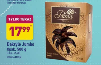 Daktyle jumbo Palma deluxe promocja