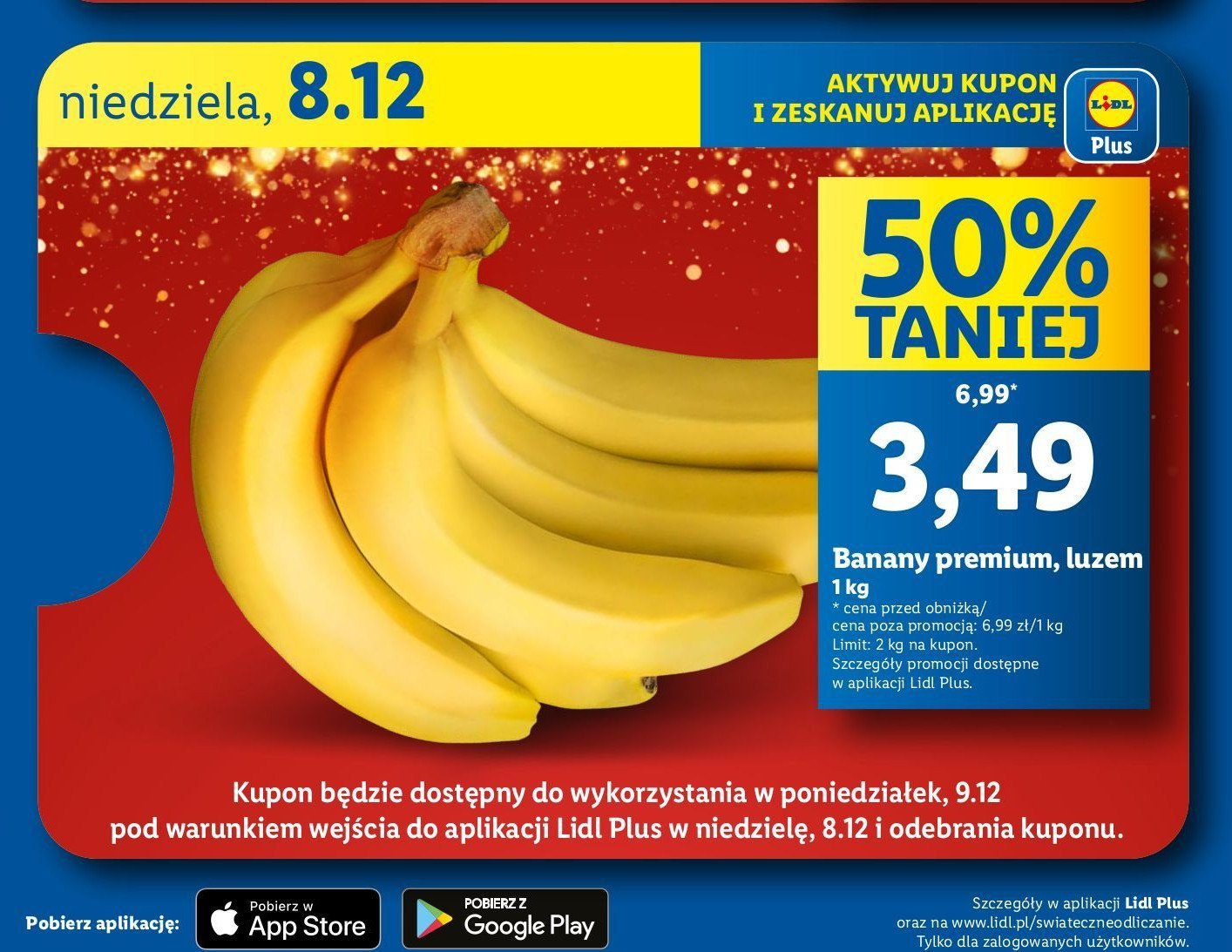 Banany premium promocja