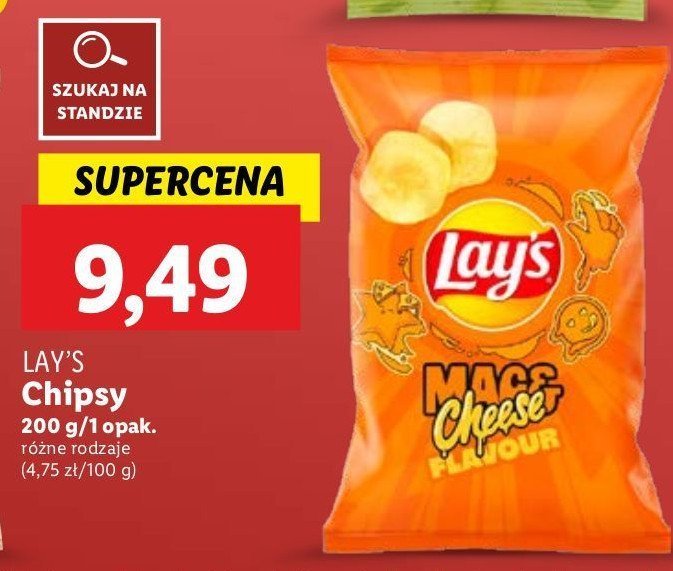 Chipsy mac&cheese Lay's promocja