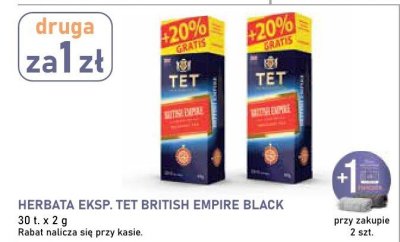 Herbata Tetley British Empire Black promocja w Stokrotka